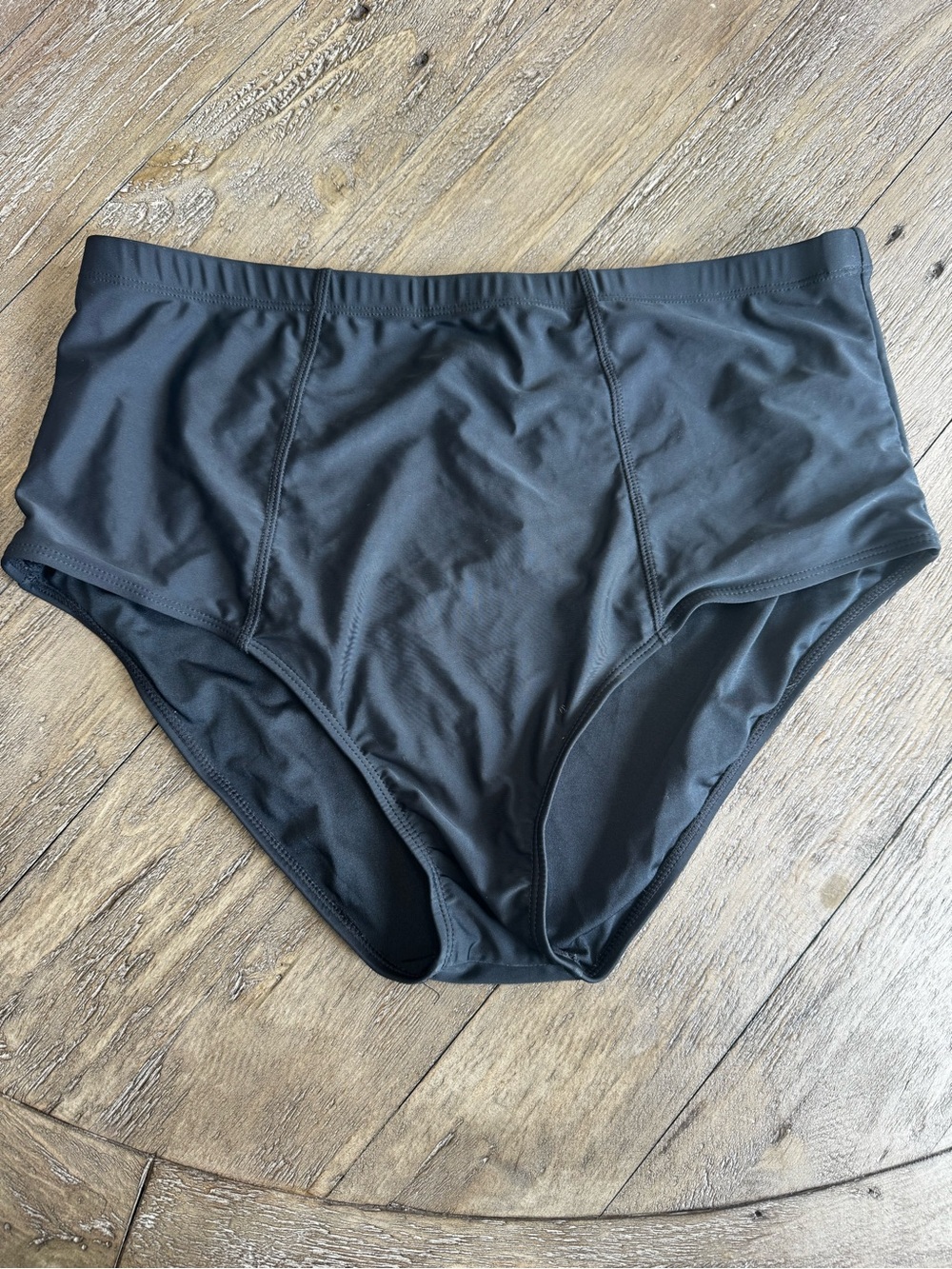 Coral Reef Swim Women’s XL Black High Waisted Bikini Bottoms
